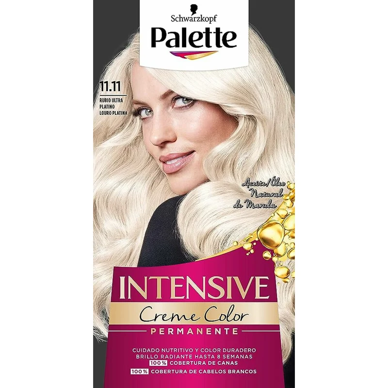 Pysyvä väriaine Schwarzkopf Intensive Platinanvaalea Nº 11.11 Nº 11.11-Rubio Ultra Platino (1 osaa)