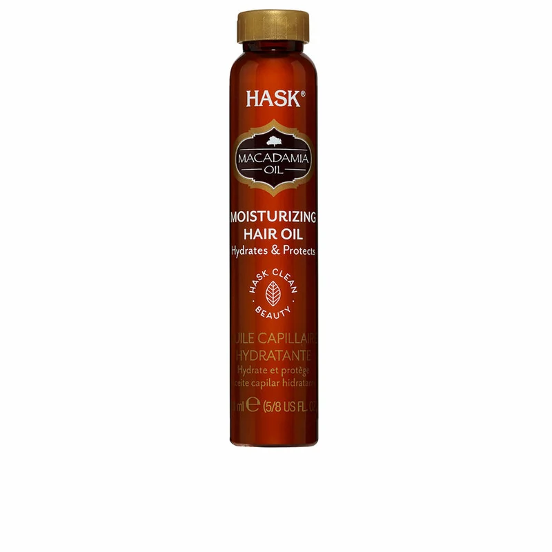 Hiusöljy HASK MACADAMIA OIL 18 ml Kosteuttaja