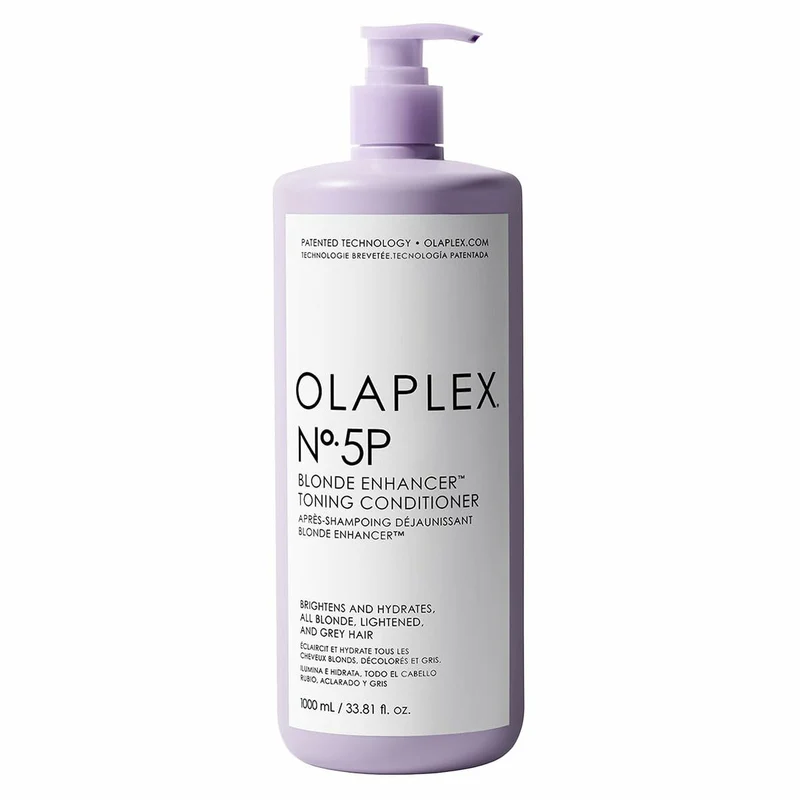 Väriä neutralisoiva hoitoaine Olaplex Nº5P Blonde Enhancer 1 L
