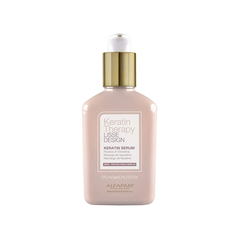 Hiusöljy Alfaparf Milano Lisse Design Keratin Therapy 100 ml 125 ml Silkkinen lopputulos Täyttö