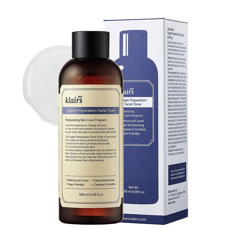 Kasvovesi Klairs Supple Preparation 180 ml Tasapainottava