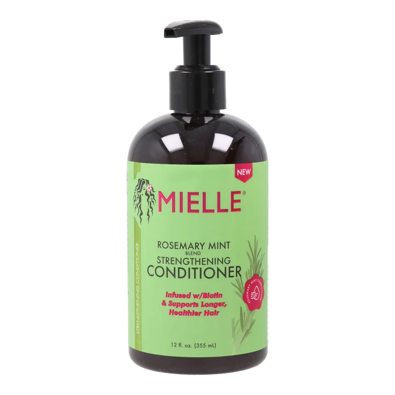 Hoitoaine Mielle Strengthening Mintunvihreä Rosmari (355 ml)