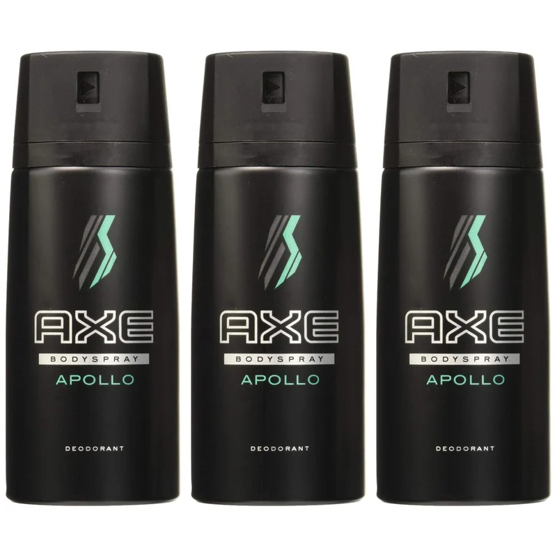 Suihkedeodorantti Axe Apollo 150 ml 3 Kappaletta