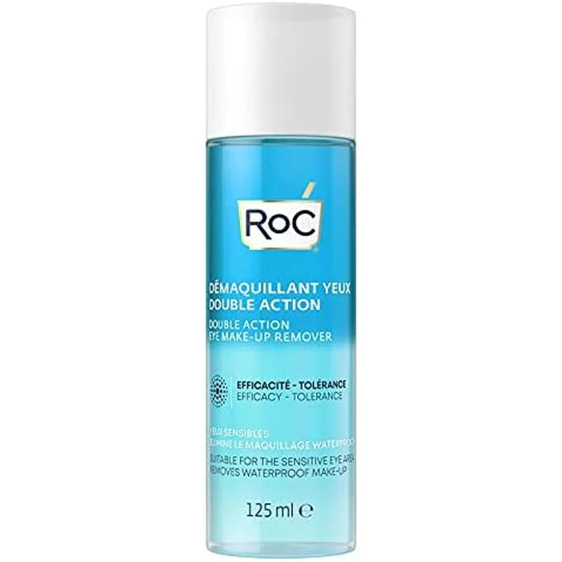 Silmämeikinpoistoaine Roc Desmaquillante De Ojos 125 ml Kaksoisvaikutus
