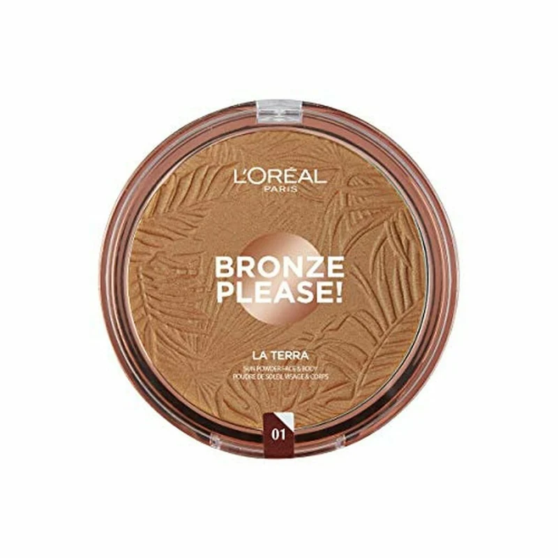 Kompaktipuuterit L'Oreal Make Up Bronze Nº 01-Light Caramel 18 g