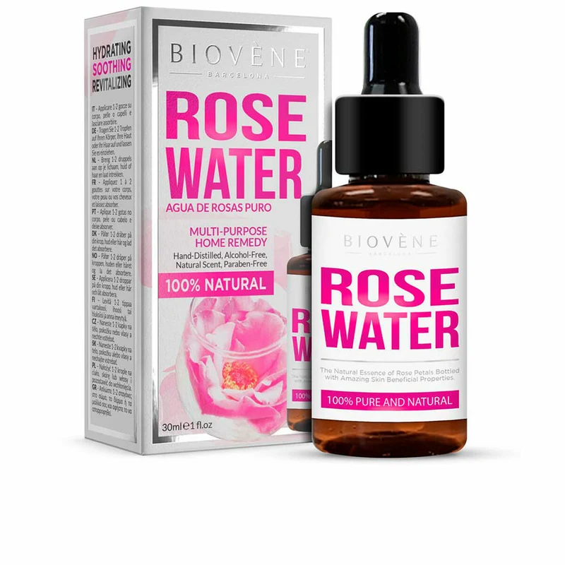Ruusukasvovesi Biovène Rose Water Pure And Natural 30 ml