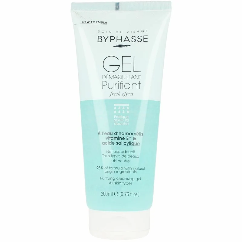 Kasvomeikinpoistogeeli Byphasse 200 ml Puhdistava
