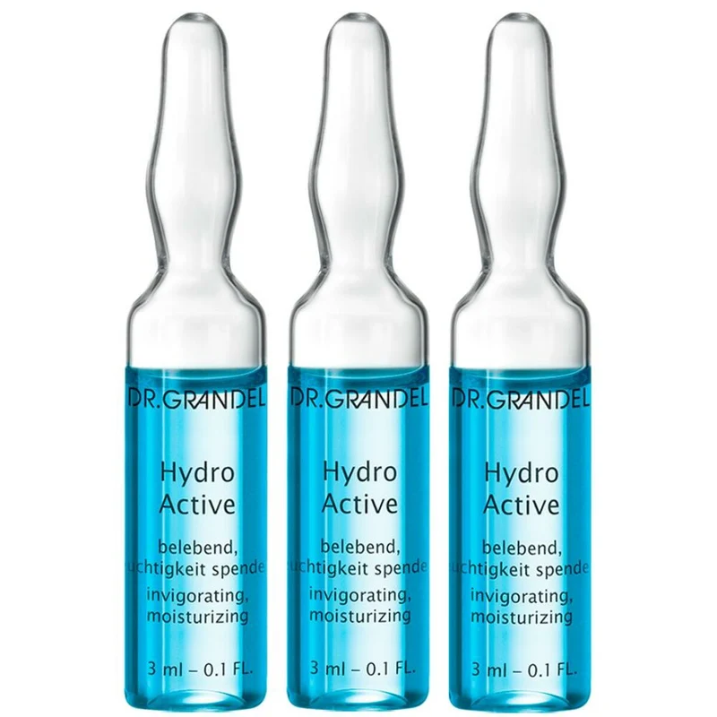 Ampullit Dr. Grandel Hydro Active 3 ml 3 osaa Kostetuttaa tehokkaasti