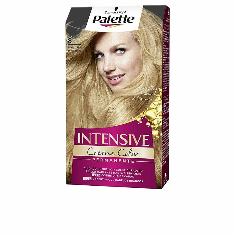 Pysyvä väriaine Schwarzkopf PALETTE INTENSIVE Nº 8-Rubio Claro (1 osaa)