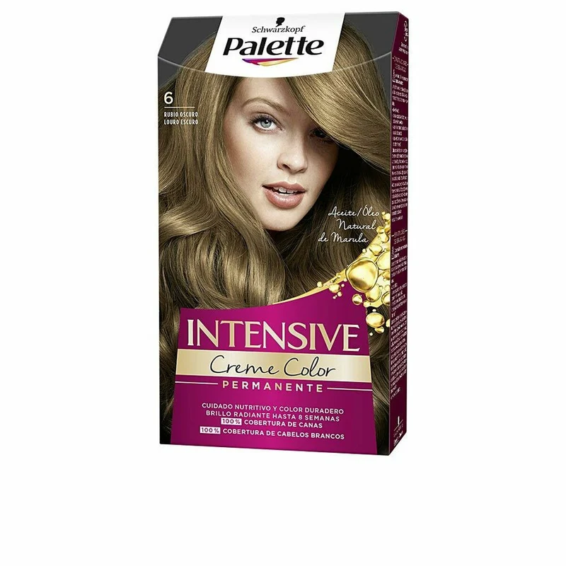 Pysyvä väriaine Schwarzkopf Palette Intensive Nº 6-Rubio Oscuro (1 osaa)