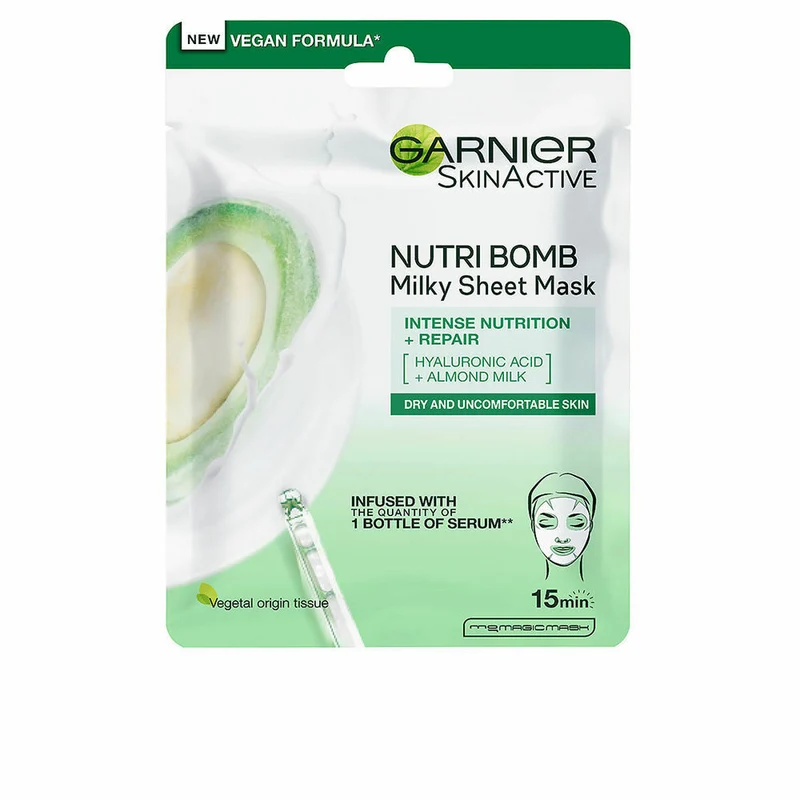 Kasvonaamio Garnier Skinactive Nutri Bomb (1 osaa)