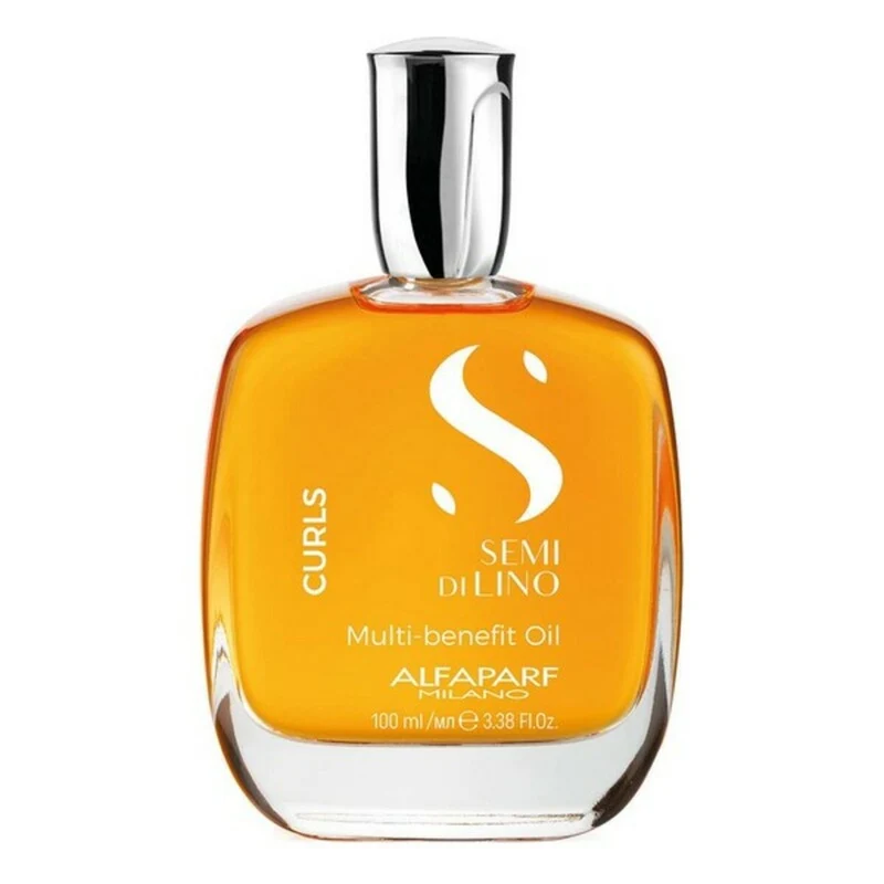 Hiusöljy Alfaparf Milano Semi Di Lino Curls 100 ml Monitoiminen