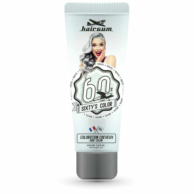 Kevytvärjäys Hairgum S Color Valkoinen 60 ml