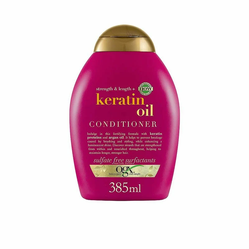 Hiusten putoilua ja katkeilua ehkäisevä hoitoaine OGX 97752 385 ml Keratiini