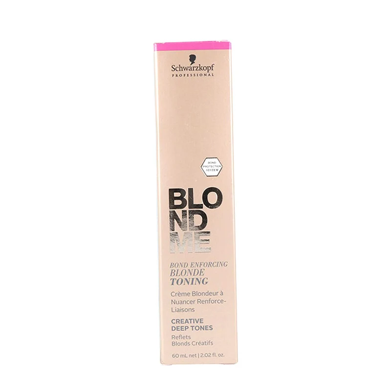 Pysyvä väriaine Blondme Toning Intense Schwarzkopf Vaaleanruskea (60 ml)