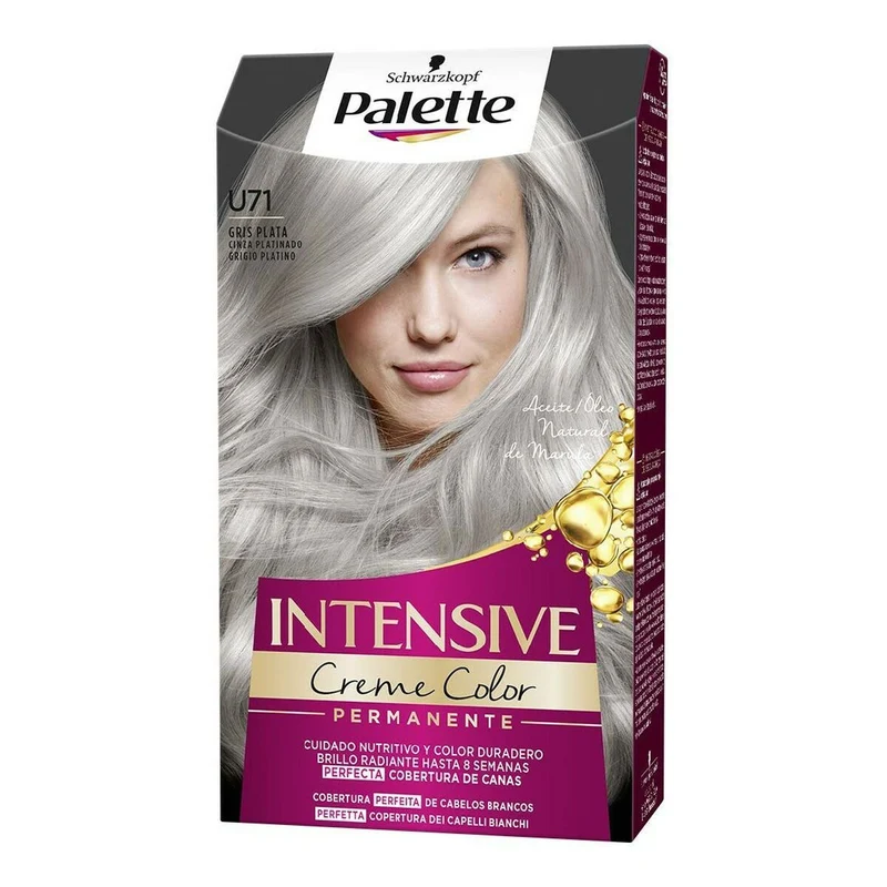 Pysyvä väriaine Schwarzkopf PALETTE INTENSIVE U71-Gris Plata (1 osaa)