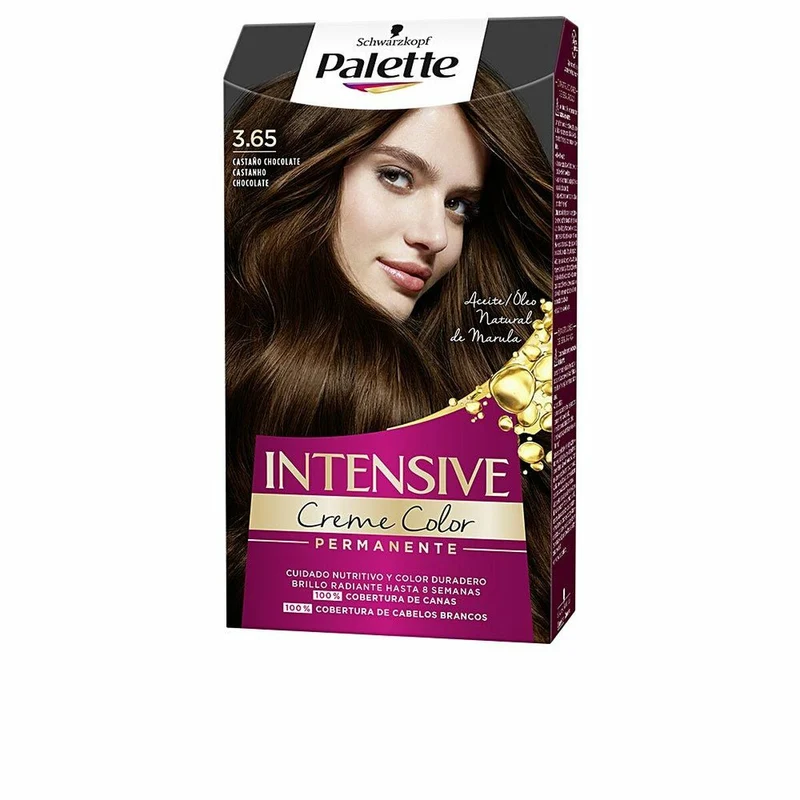 Pysyvä väriaine Schwarzkopf Palette Intensive Nº 3.65-Castano Chocolate (1 osaa)