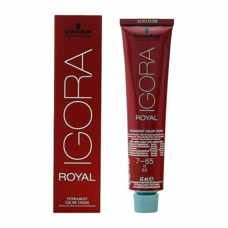 Pysyvä väriaine Schwarzkopf Igora Royal Nº 7-65 60 ml
