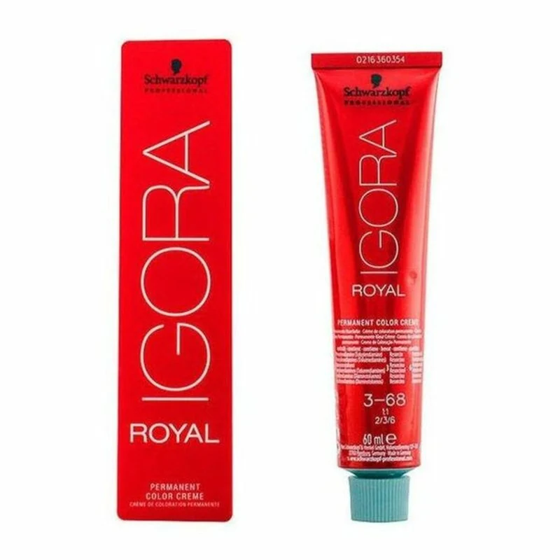 Pysyvä väriaine Schwarzkopf Igora Royal Nº 3-68 60 ml