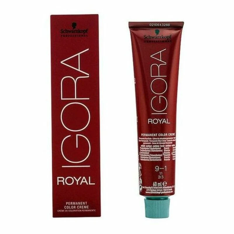 Väriaine ei sisällä ammoniakkia Schwarzkopf 14622 Nº 9-1 60 ml