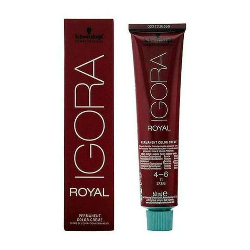 Pysyvä väriaine Schwarzkopf Igora Royal Nº 4-6 60 ml