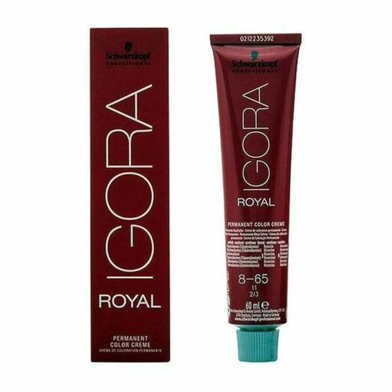 Pysyvä väriaine Schwarzkopf Igora Royal Nº 8-65 60 ml