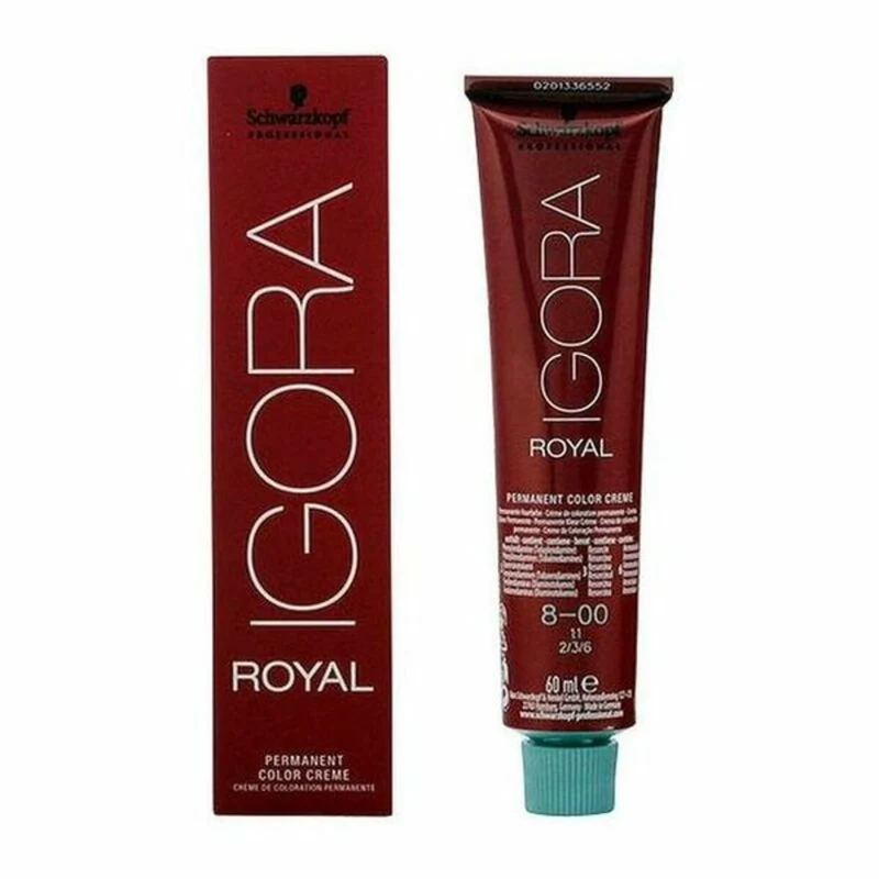 Pysyvä väriaine Schwarzkopf Igora Royal Nº 8-00 60 ml
