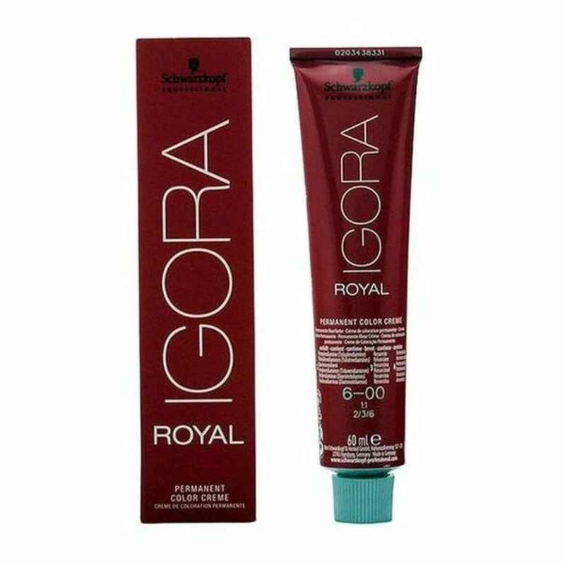 Pysyvä väriaine Schwarzkopf Igora Royal Nº 6-00 60 ml