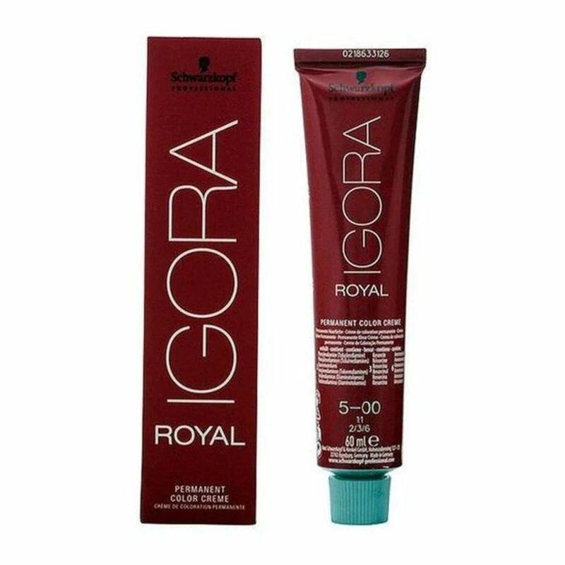 Pysyvä väriaine Schwarzkopf Igora Royal Nº 5-00 60 ml