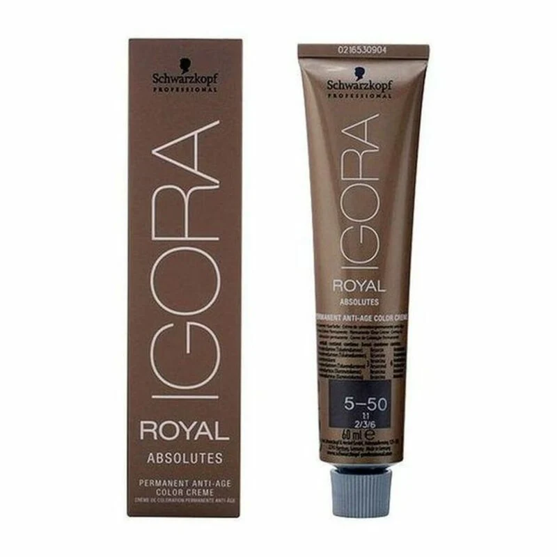 Pysyvä anti-ageing väriaine Schwarzkopf Igora Royal Absolutes Nº 5-50 60 ml
