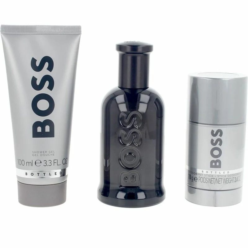 Miesten parfyymisetti BOSS BOTTLED 3 Kappaletta