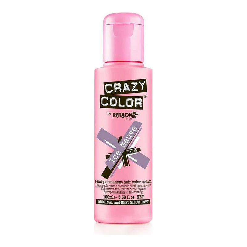 Puolipysyvä sävy Mauve Ice Crazy Color Nº 75 (100 ml)
