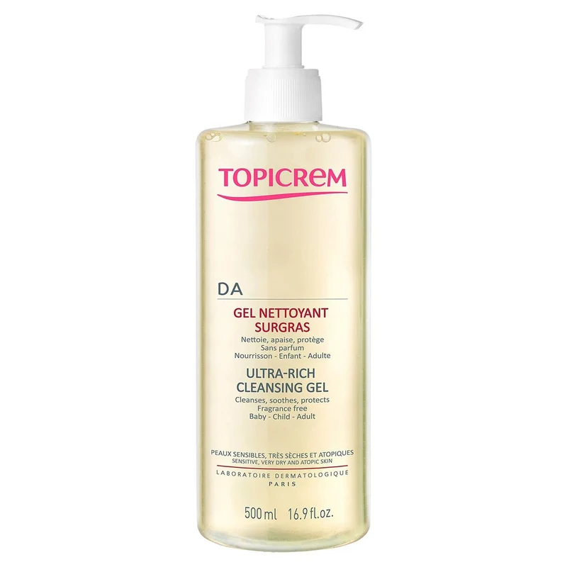 Suihkugeeli Topicrem Da Kuiva iho puhdistusaine 500 ml