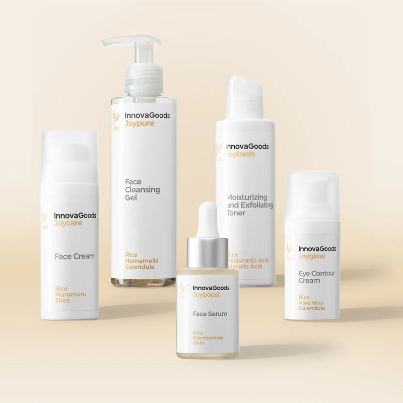 Kasvojen rutiinipaketti Rice InnovaGoods