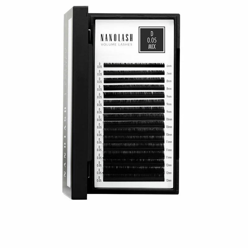 Tekoripsisetti Nanolash VOLUME LASHES Laajennukset 6-13 mm