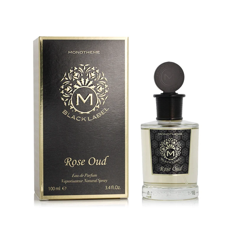 Naisten parfyymi Monotheme Venezia BLACK LABEL Rose Oud EDP 100 ml