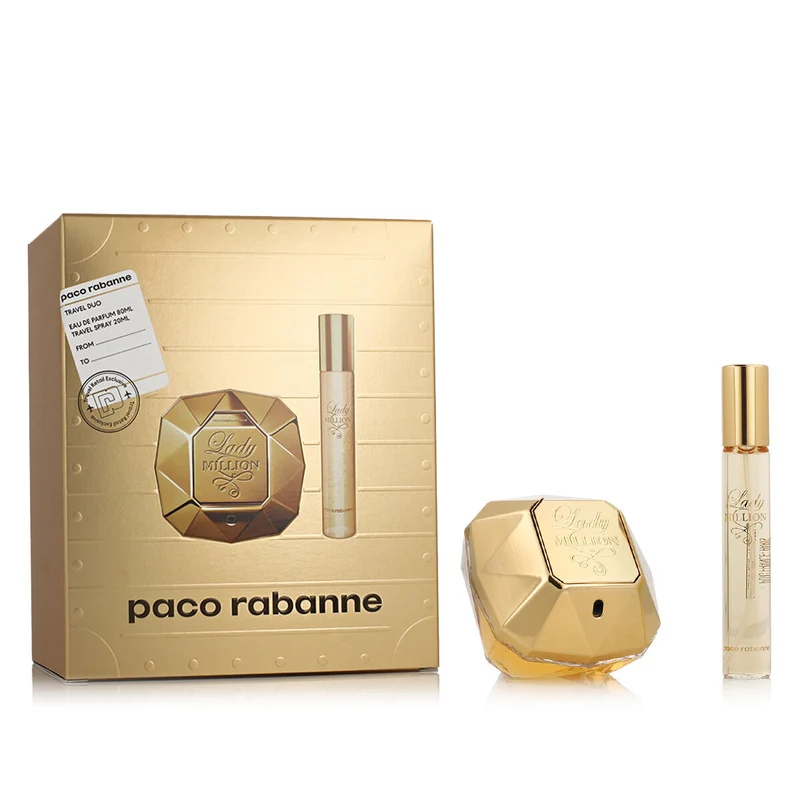 Naisten parfyymisetti Paco Rabanne Lady Million EDP 2 Kappaletta