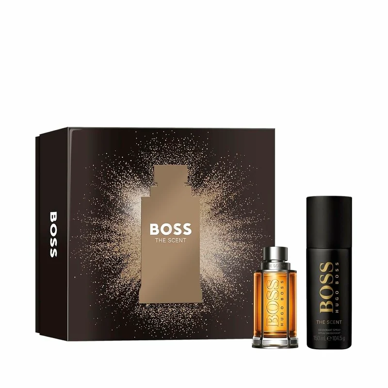 Miesten parfyymisetti Hugo Boss EDT BOSS The Scent 2 Kappaletta