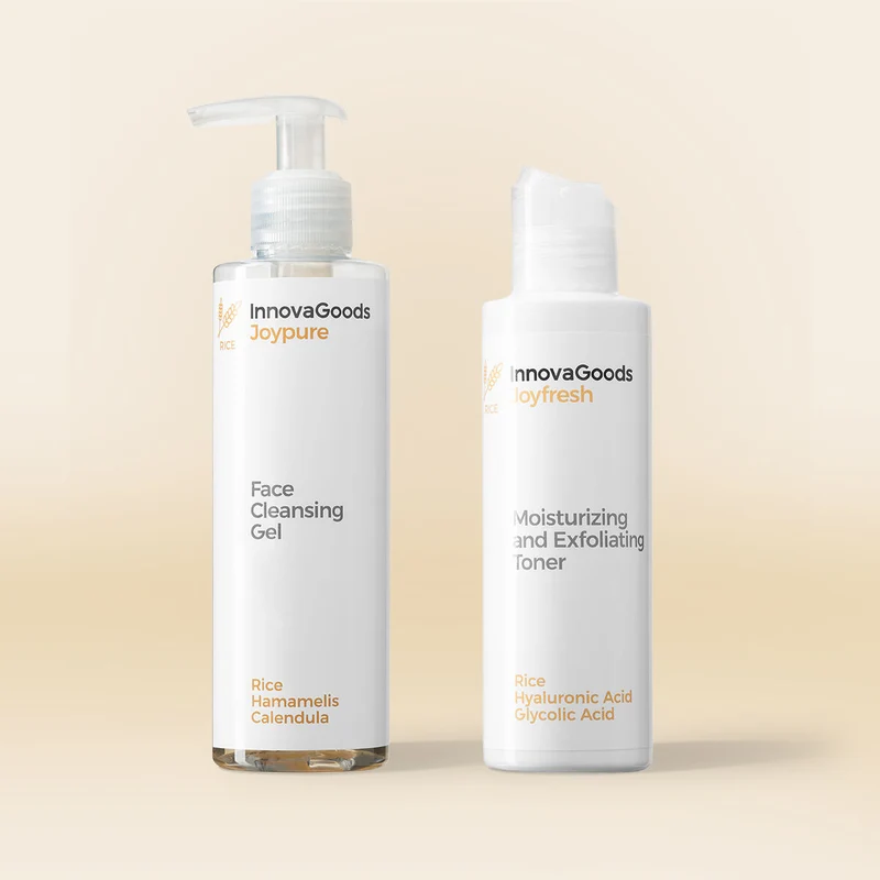 Kasvojenpuhdistus duo-paketti Rice InnovaGoods