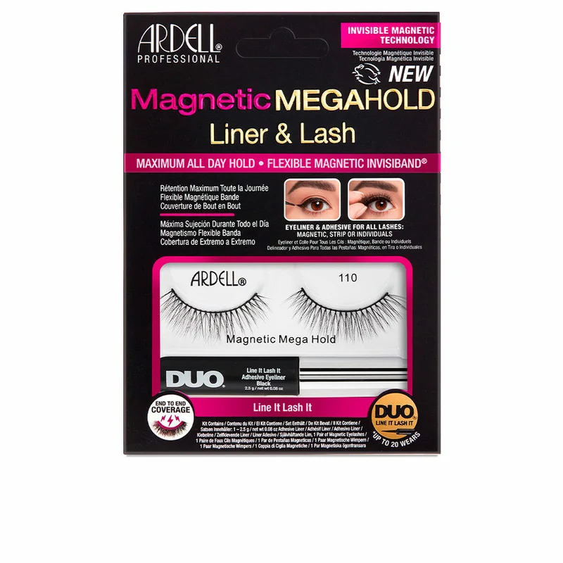 Tekoripsisetti Ardell Magnetic Megahold Liner Lash Nº 110 2 Kappaletta (2 osaa)