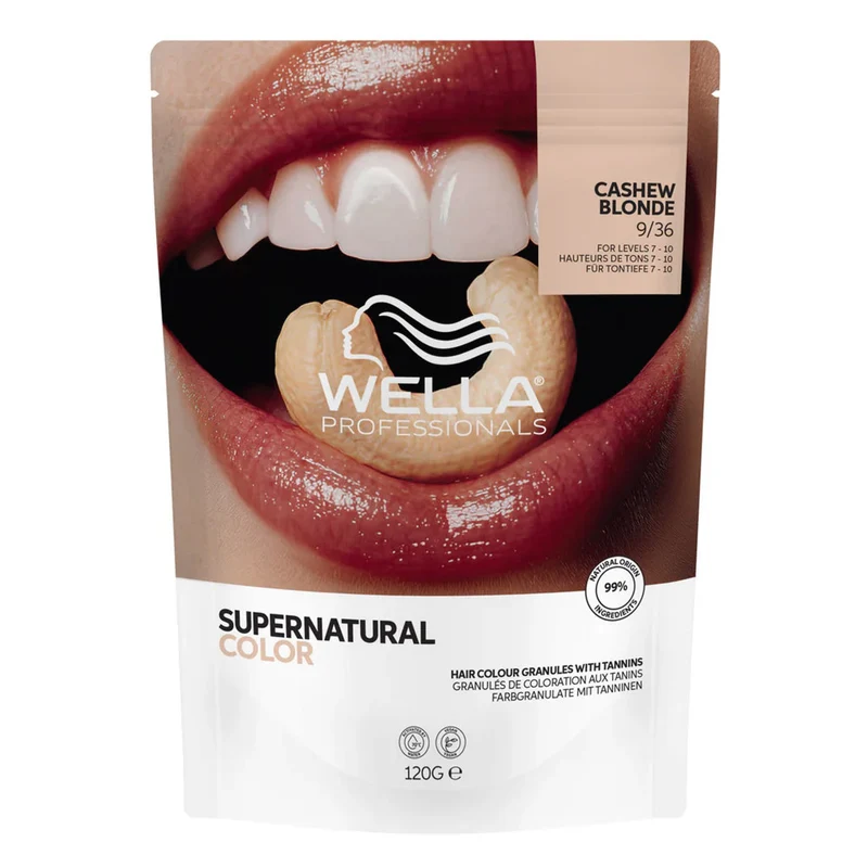 Wella Professionals Supernatural Color Cashew Blonde 9/36 120gr - colore naturale semipermanente