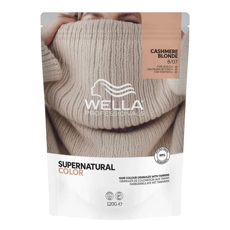 Wella Professionals Supernatural Color Cashmere Blonde 8/07 120gr - colore naturale semipermanente