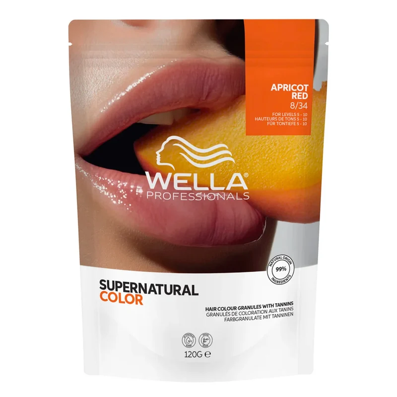 Wella Professionals Supernatural Color Apricot Red 8/34 120gr - colore naturale semipermanente