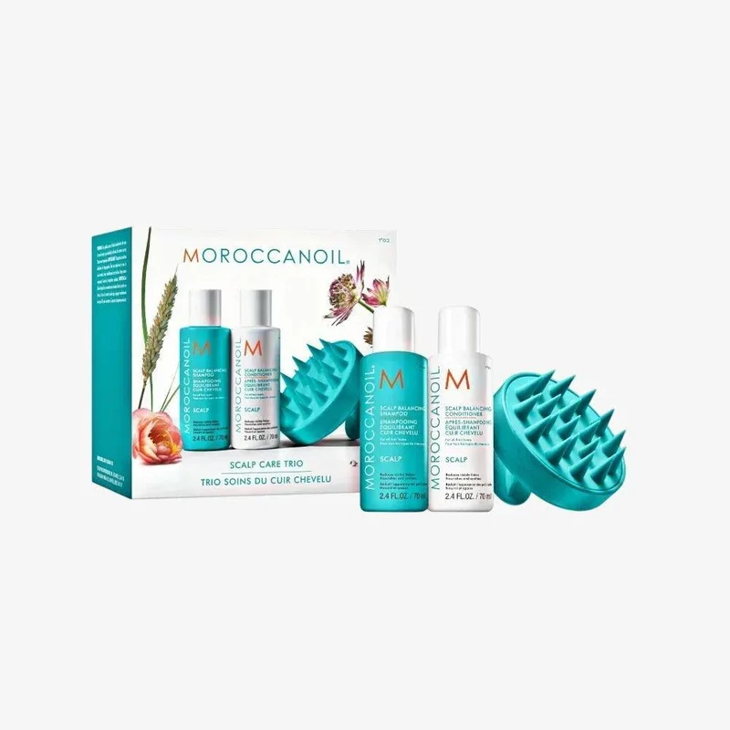 Moroccanoil Scalp Scalp Care Trio cuoio capelluto Trattamento Kit