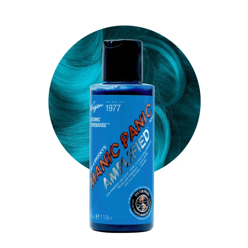 Manic Panic Amplified Cream Formula Atomic Turquoise 118ml - colore semipermanente a lunga durata