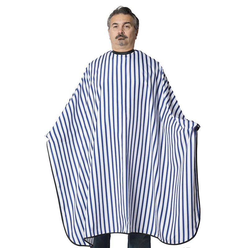 Mantella Taglio Barber Blu/Bianco 158x137