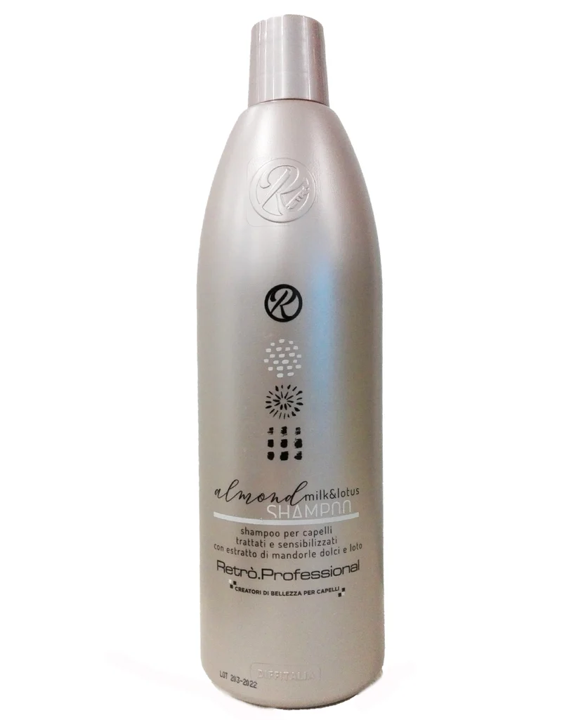 Retrò Professional Shampoo Almond Milk e Lotus Capelli Colorati 1lt