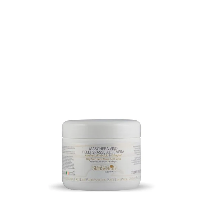 SKINSYSTEM MASCHERA VISO ALOE VERA – PELLI GRASSE 250ML