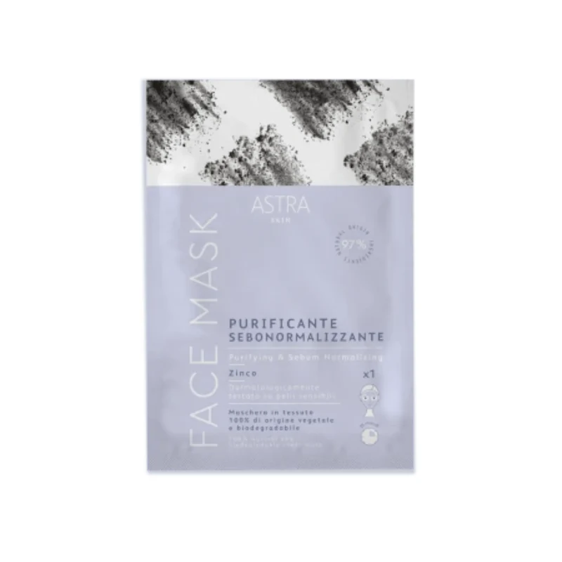 FACE MASK Maschera viso purificante Sebonormalizzante - ASTRA MAKE-UP