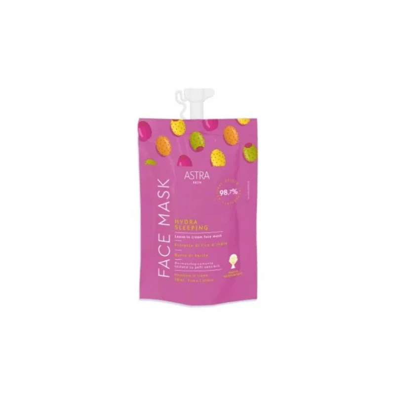 FACE MASK Maschera in crema Hydra Sleeping 30ml - Fino a 3 utilizzi - ASTRA MAKE-UP